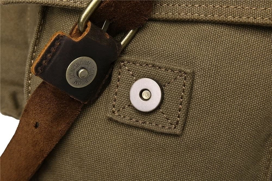 SECHUNK VINTAGE PELLE MILITARIA TASCHIA LATEPOTTER TASCHIA MESSENGER Medio
