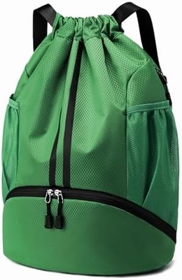 HOEDIA SPORTI SACCHETTO DRAWSTRING - BAGNO DI STRING GYM BORSA CON CappottoLA E BORSA a prova di umidità BORSA per donne e uomini