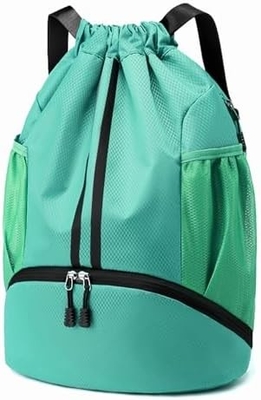 HOEDIA SPORTI SACCHETTO DRAWSTRING - BAGNO DI STRING GYM BORSA CON CappottoLA E BORSA a prova di umidità BORSA per donne e uomini