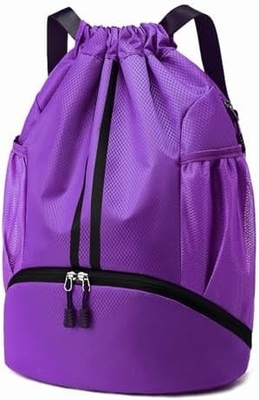 HOEDIA SPORTI SACCHETTO DRAWSTRING - BAGNO DI STRING GYM BORSA CON CappottoLA E BORSA a prova di umidità BORSA per donne e uomini