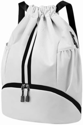 HOEDIA SPORTI SACCHETTO DRAWSTRING - BAGNO DI STRING GYM BORSA CON CappottoLA E BORSA a prova di umidità BORSA per donne e uomini
