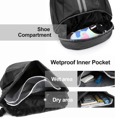 HOEDIA SPORTI SACCHETTO DRAWSTRING - BAGNO DI STRING GYM BORSA CON CappottoLA E BORSA a prova di umidità BORSA per donne e uomini