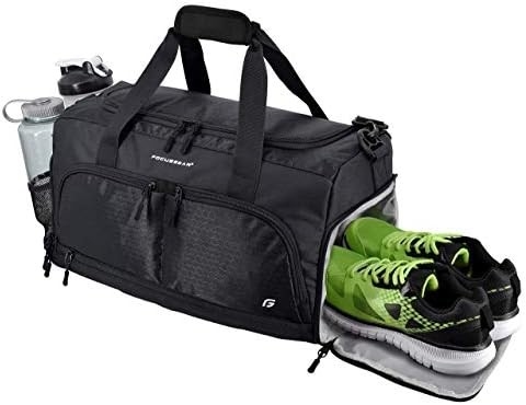 BORSA DELLA GYM ULTIMATE 2.0: LA CROWDSOURCE DURABLE progettata con 10 scompartimenti ottimali, compreso resistente all'acqua