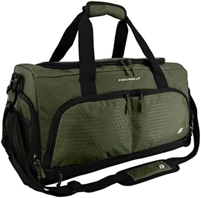 BORSA DELLA GYM ULTIMATE 2.0: LA CROWDSOURCE DURABLE progettata con 10 scompartimenti ottimali, compreso resistente all'acqua