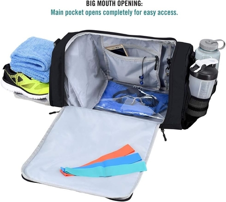 BORSA DELLA GYM ULTIMATE 2.0: LA CROWDSOURCE DURABLE progettata con 10 scompartimenti ottimali, compreso resistente all'acqua