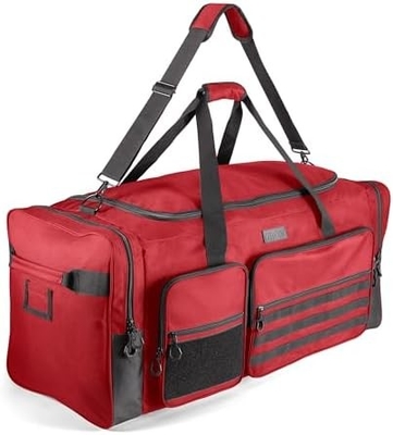 Fitdom 130L 36&quot; Heavy Duty Extra Large Sports Gym Equipment Travel Duffle Bag W/Adjustable Shoulder Strap &amp; 7 Comparti