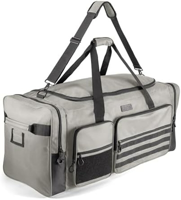 Fitdom 130L 36&quot; Heavy Duty Extra Large Sports Gym Equipment Travel Duffle Bag W/Adjustable Shoulder Strap &amp; 7 Comparti