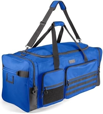 Fitdom 130L 36&quot; Heavy Duty Extra Large Sports Gym Equipment Travel Duffle Bag W/Adjustable Shoulder Strap &amp; 7 Comparti