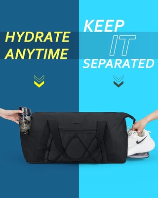 Busta sportiva BAGSMART con compartimento per scarpe e tasca bagnata, borsa da viaggio leggera per sportivi, C TO STORE SCOTE SPORTIFICHE ACQUA