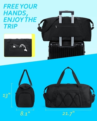 Busta sportiva BAGSMART con compartimento per scarpe e tasca bagnata, borsa da viaggio leggera per sportivi, C TO STORE SCOTE SPORTIFICHE ACQUA