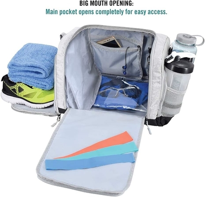 La borsa da coppia duratura progettata con 10 scompartimenti ottimali incluse le scarpe resistenti all'acqua