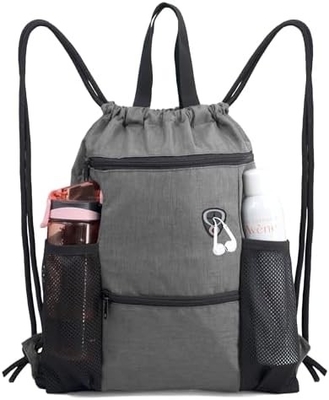 BEEGREEN TASCHETTO-GIMNASIA, TASCHETTO SPORTIVO GRANDE, TASCHETTO-CINCHETTO per Uomini e Donne ROSSO