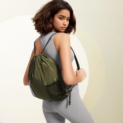 BEEGREEN TASCHETTO-GIMNASIA, TASCHETTO SPORTIVO GRANDE, TASCHETTO-CINCHETTO per Uomini e Donne ROSSO