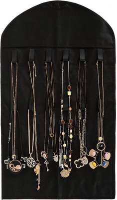 FORAINEAM 3 PACK HANGING JEWELRY ORGANIZER 32 POCKETS 18 HOOK AND LOOPS Colletto porta orecchini braccialetto anello display