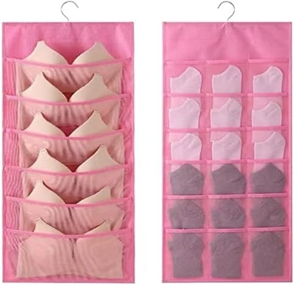 LIREX BRA STORAGE ORGANIZER con 10 tasche, 1 pacchetto di biancheria intima pieghevole