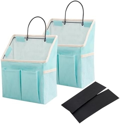 2 PACK BORSA A MURO ORGANIZZATORE CASTELLO CON TASCE PER BAGNO camera da letto cucina dormitorio essenziali