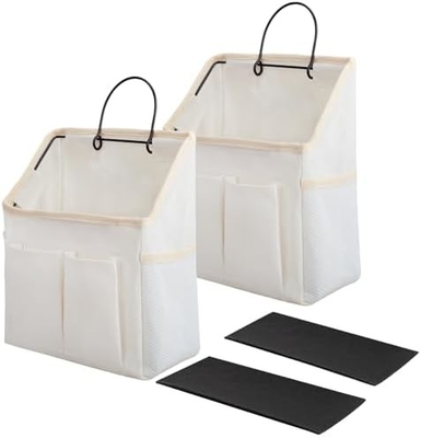 2 PACK BORSA A MURO ORGANIZZATORE CASTELLO CON TASCE PER BAGNO camera da letto cucina dormitorio essenziali