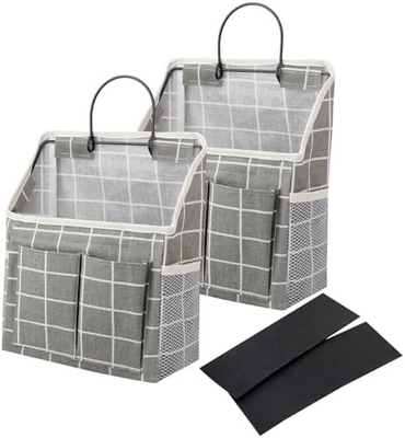 2 PACK BORSA A MURO ORGANIZZATORE CASTELLO CON TASCE PER BAGNO camera da letto cucina dormitorio essenziali