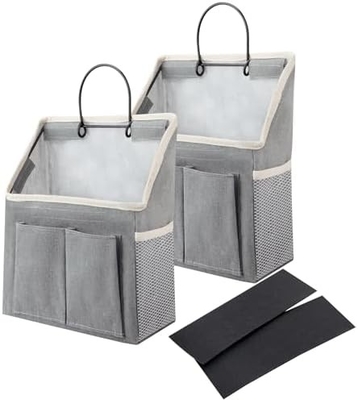 2 PACK BORSA A MURO ORGANIZZATORE CASTELLO CON TASCE PER BAGNO camera da letto cucina dormitorio essenziali