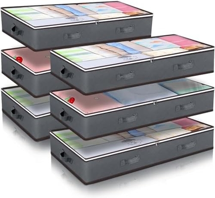 Budding Joy 90L sotto letto contenitori di stoccaggio, organizzatori di armadi e contenitori di stoccaggio, sacchetti pieghevoli sotto letto per