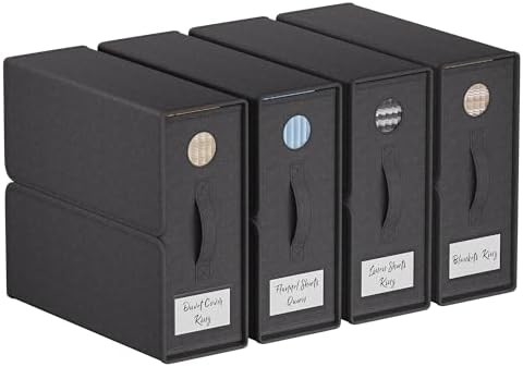 Organizzatori e deposito di lenzuola, 4-pack, Queen/King Size (Grigia), Organizzatore di lenzuola da letto, contenitori di stoccaggio in tessuto per lenzuola da letto,