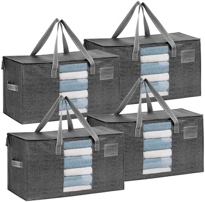 VENO 6 Pack sacchetti da spostamento, comodino e coperta sacchetti da deposito per armadio, scatole da spostamento, scatole con coperchio alternativo,