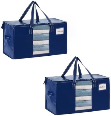 VENO 6 Pack sacchetti da spostamento, comodino e coperta sacchetti da deposito per armadio, scatole da spostamento, scatole con coperchio alternativo,