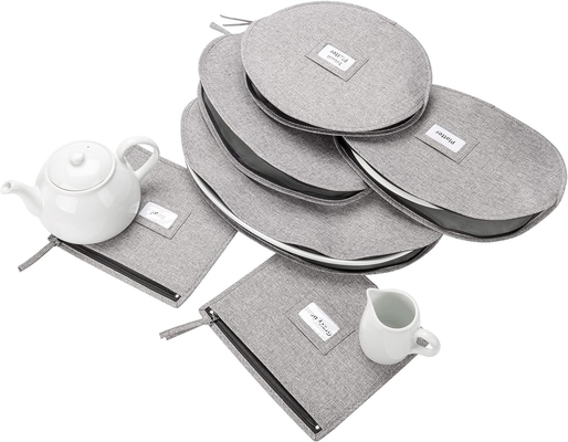 CHINA STORAGE - SETTO DI 6 CASE PER ASSESSORI CHINA FINE STORAGE - CONTENUO di barche, ciotole, piatti piccoli e grandi