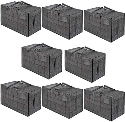 VENO 8 Pacco sacchetti da trasloco, forniture da trasloco, scatole da trasloco, scatole di stoccaggio per imballaggio universitario con coperchi alternativi, pesanti