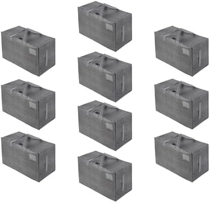 VENO 8 Pacco sacchetti da trasloco, forniture da trasloco, scatole da trasloco, scatole di stoccaggio per imballaggio universitario con coperchi alternativi, pesanti