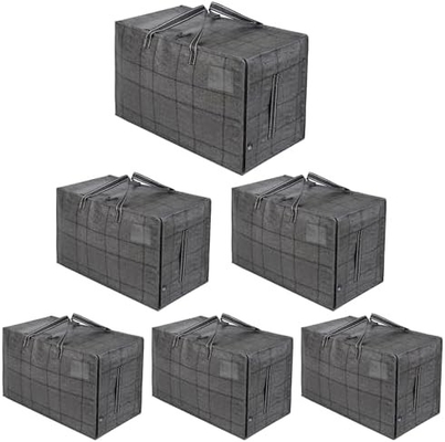VENO 8 Pacco sacchetti da trasloco, forniture da trasloco, scatole da trasloco, scatole di stoccaggio per imballaggio universitario con coperchi alternativi, pesanti