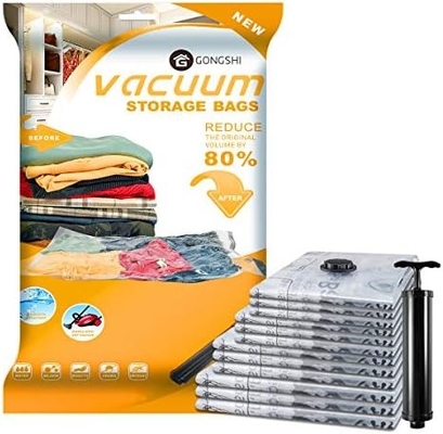 12 sacchetti di stoccaggio a vuoto (3 X JUMBO, 3 X LARGE, 3 X MEDIUM, 3 X SMALL)