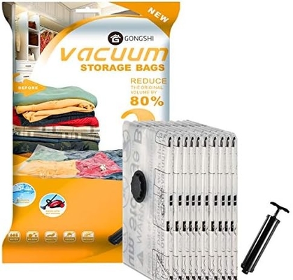 12 sacchetti di stoccaggio a vuoto (3 X JUMBO, 3 X LARGE, 3 X MEDIUM, 3 X SMALL)