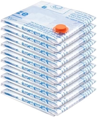 8 PAKETTI VACUUM SACCHI CON PUMPA D'AIR ELETTRICA, 2 JUMBO, 2 GRANDI, 2 MEDI, 2 piccole borse