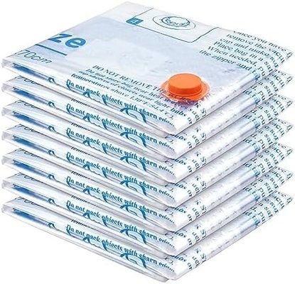 8 PAKETTI VACUUM SACCHI CON PUMPA D'AIR ELETTRICA, 2 JUMBO, 2 GRANDI, 2 MEDI, 2 piccole borse