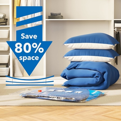 8 PAKETTI VACUUM SACCHI CON PUMPA D'AIR ELETTRICA, 2 JUMBO, 2 GRANDI, 2 MEDI, 2 piccole borse
