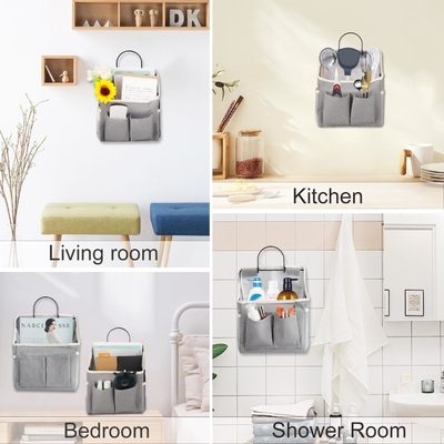 2 PACK BORSA A MURO ORGANIZZATORE CASTELLO CON TASCE PER BAGNO camera da letto cucina dormitorio essenziali