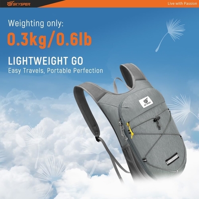 SKYSPER Backpack pieghevole per escursioni - 10L Piccolo Backpack leggero Respirante per uomini Donne