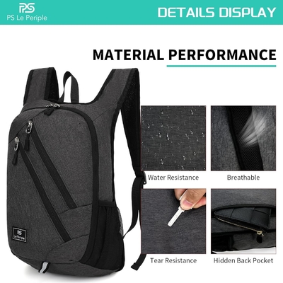 Zaino da giorno piccolo 15L zaino da trekking piccolo zaino pieghevole zaino leggero zaino da viaggio zaino da viaggio per donne uomini, bl