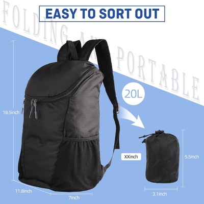 TASCHINO per escursioni, impermeabile e resistente all'usura TASCHINO leggero imballabile, viaggio all'aperto TASCHINO DAYPACK