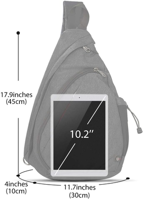 OutdoorMaster Sling Bag, Hiking Daypack, Crossbody Shoulder Chest Urban Outdoor Travel Backpack per donne e uomini