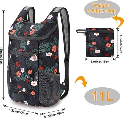 G4Free Piccolo zaino pieghevole ultraleggero da 11 litri per viaggi, campeggio, sport, ciclismo, uomini e donne