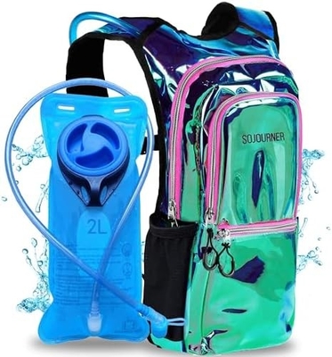 Sojourner Hydration Pack, Hydration Backpack - Water Backpack con 2 litri di vescica idratante, Festival Essential - Rave