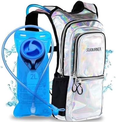Sojourner Hydration Pack, Hydration Backpack - Water Backpack con 2 litri di vescica idratante, Festival Essential - Rave