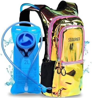 Sojourner Hydration Pack, Hydration Backpack - Water Backpack con 2 litri di vescica idratante, Festival Essential - Rave