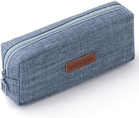 ANGOOBABY Small Pencil Case Student Pencil Bag Coin Bag Cosmetic Bag Office Stationery Organizer Per Scuola Adolescente