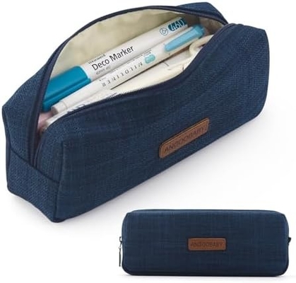 ANGOOBABY Small Pencil Case Student Pencil Bag Coin Bag Cosmetic Bag Office Stationery Organizer Per Scuola Adolescente