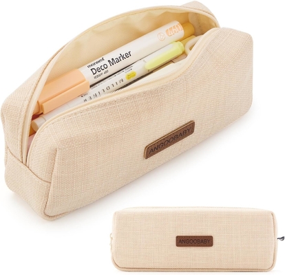 ANGOOBABY Small Pencil Case Student Pencil Bag Coin Bag Cosmetic Bag Office Stationery Organizer Per Scuola Adolescente