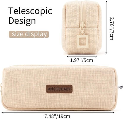 ANGOOBABY Small Pencil Case Student Pencil Bag Coin Bag Cosmetic Bag Office Stationery Organizer Per Scuola Adolescente
