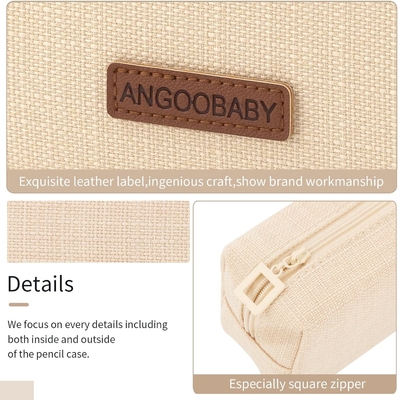 ANGOOBABY Small Pencil Case Student Pencil Bag Coin Bag Cosmetic Bag Office Stationery Organizer Per Scuola Adolescente